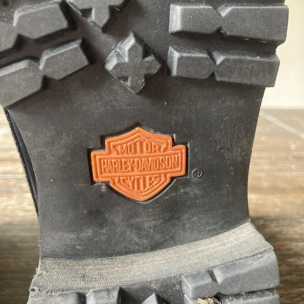 Harley Davidson Benteen Motorcycle Boots Men's Size 11.5 Black